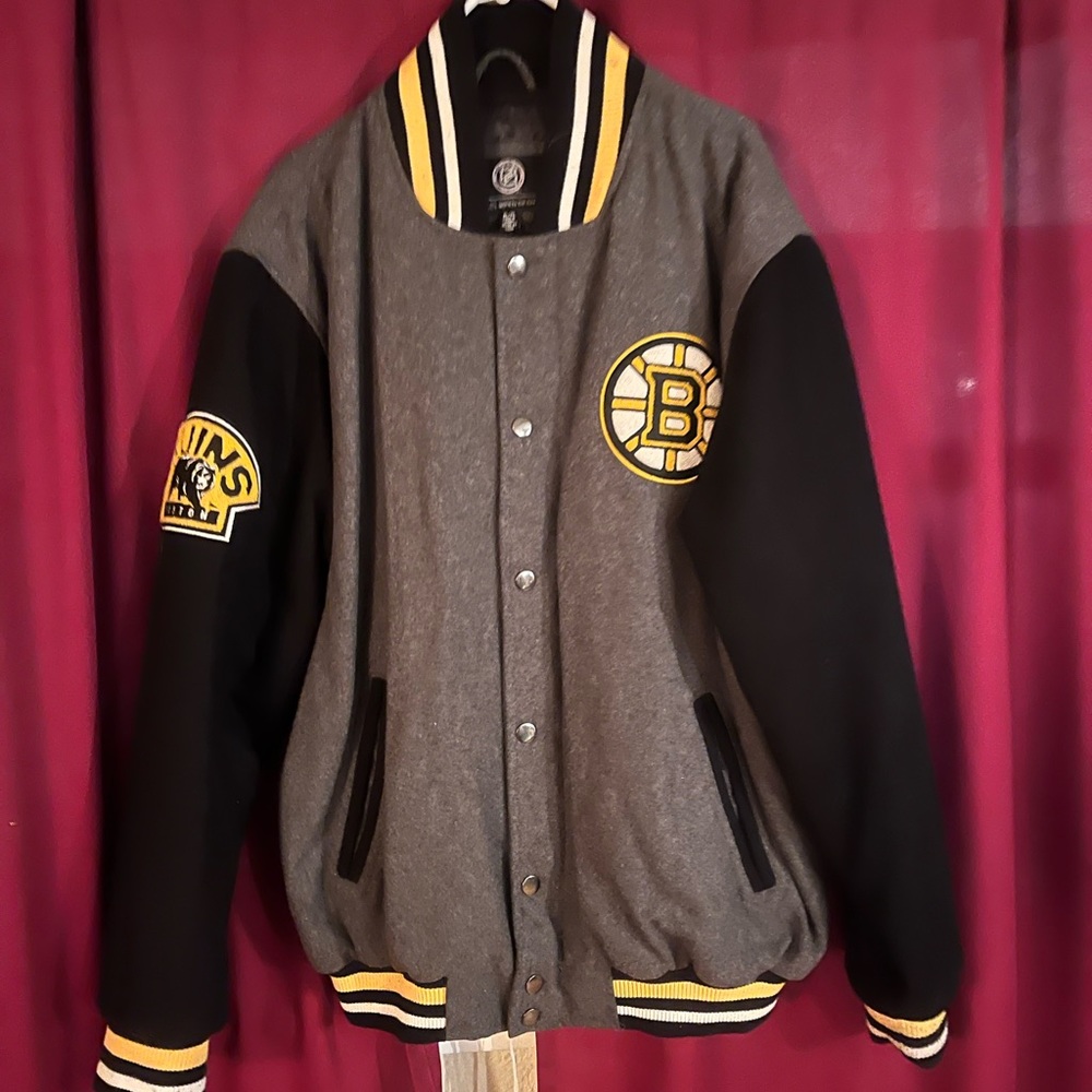 Bruins letterman jacket